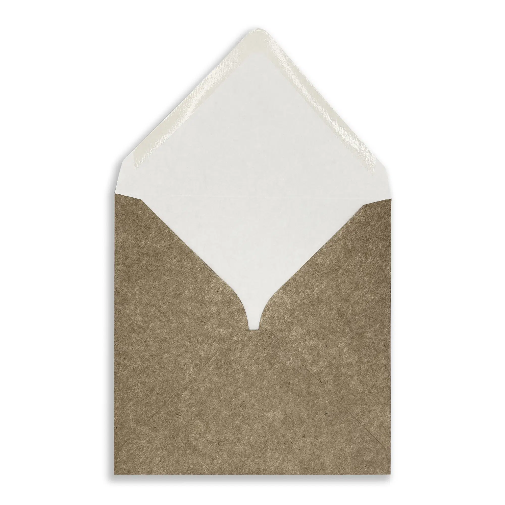 130mm SQ Dualope Envelopes - Fleck/White (115gsm) 1 155SQ_dualope_fleck_white_open_flap
