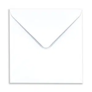 145mm SQ White Envelopes (100gsm) 2 155mm SQ White Recycled Envelopes
