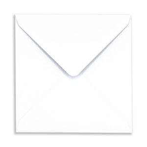 133mm SQ White Envelopes (100gsm) 10 155mm SQ White Recycled Envelopes