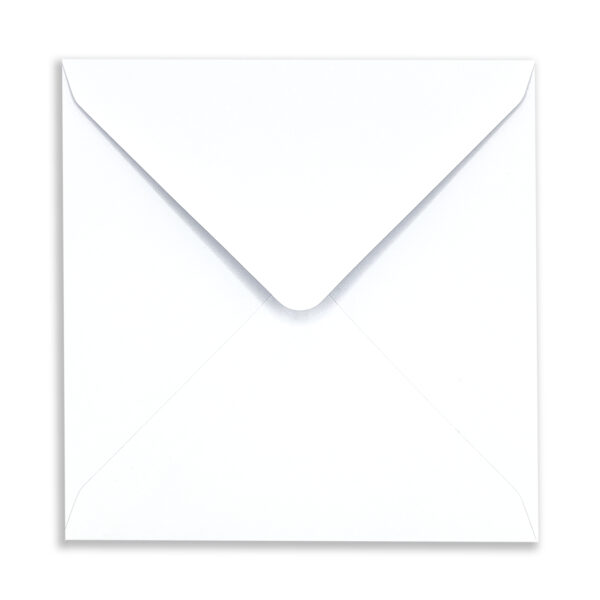 155mm SQ White Recycled Envelopes