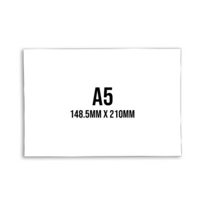 A5 Smooth White Card 300gsm