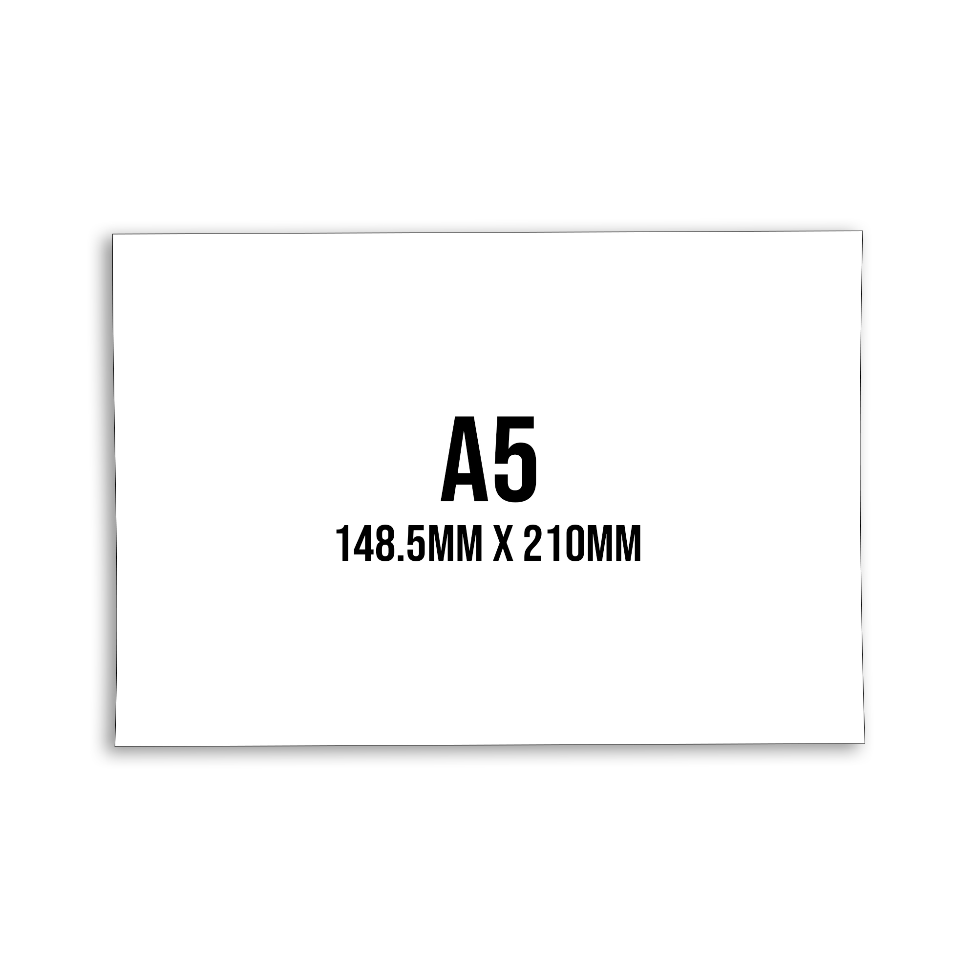 A5 Smooth White Paper 120gsm The Envelope People