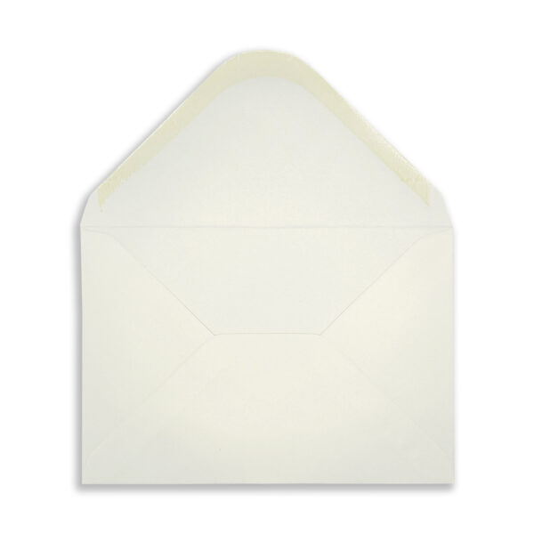 C6 Ivory Shimmer Envelopes (120gsm) Open Flap