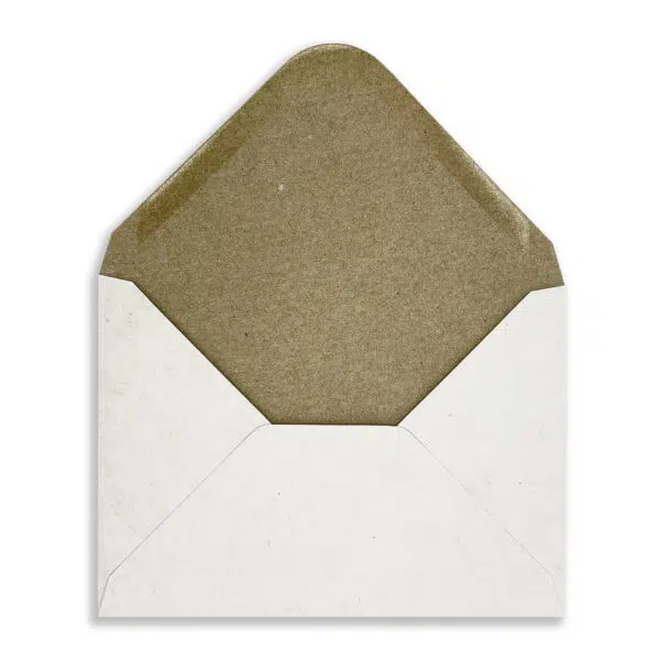 C6_dualope_white_fleck_flapopen 133mm x 184mm Dualope Envelopes White/Fleck