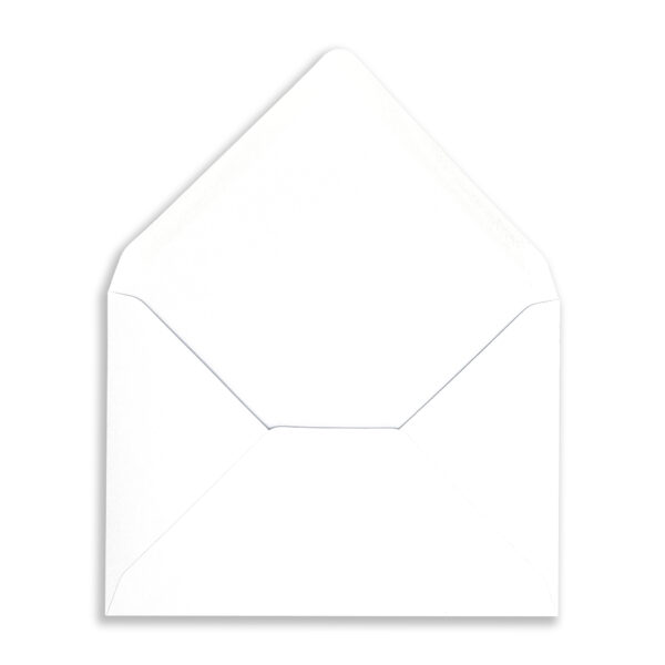 125mm x 175mm White Envelopes (120gsm) Open Flap