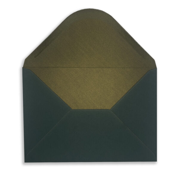 C5 Hunters Green Envelopes Open Flap