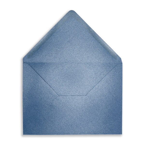 C6 Silver Shimmer Envelopes Flap Open