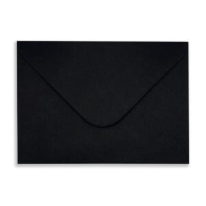C6 Black Envelopes Flap