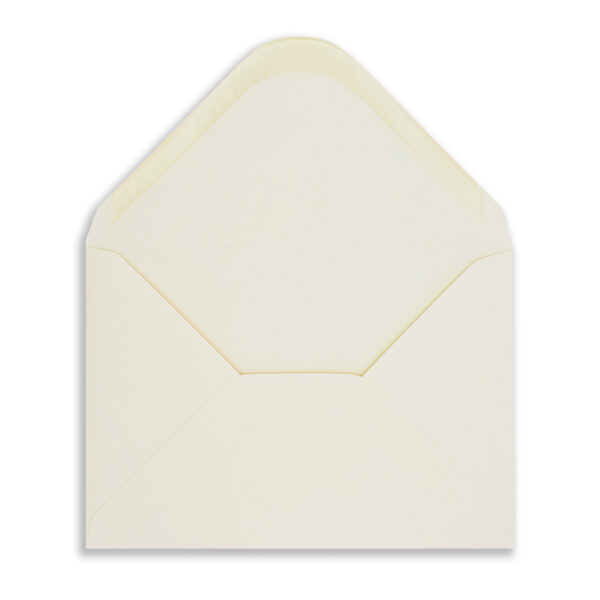 C6 Cream Envelopes Open Flap
