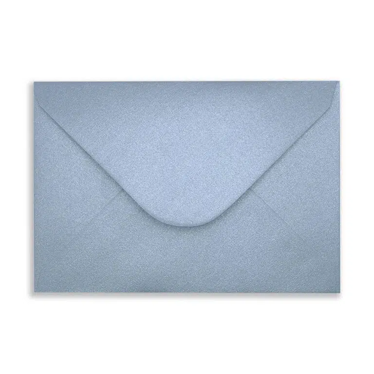 C6 Silver Shimmer Envelopes