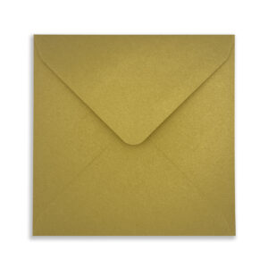 130mm Square Pearlescent Pale Gold Envelopes