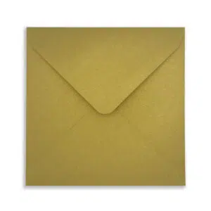 130mm Square Pearlescent Pale Gold Envelopes (100gsm) 8 130mm Square Pearlescent Pale Gold Envelopes