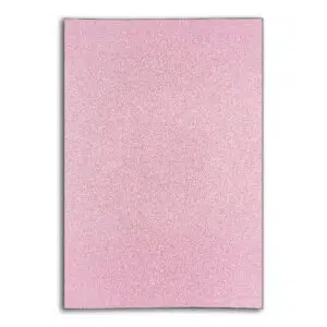 A4 Pale Pink Glitter Single-Sided 250gsm Card 3 A4 Pale Pink Glitter Single-Sided 250gsm Card