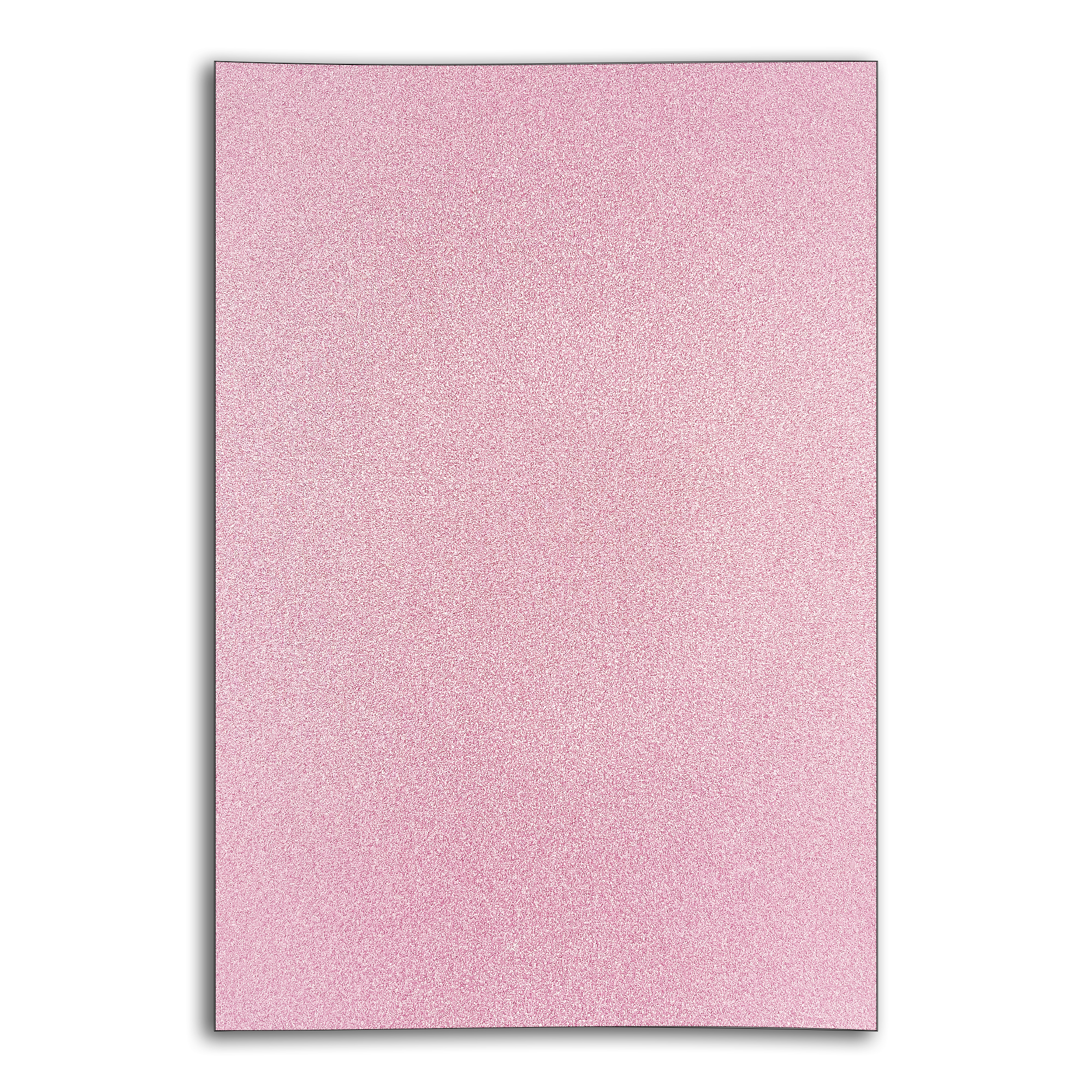 A4 Pale Pink Glitter Single-Sided 250gsm Card