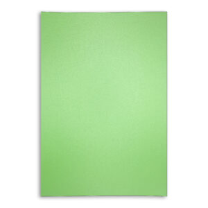A4 Spring Green Pearlescent Single-Sided 250gsm Card 8 A4 Spring Green Pearlescent Single-Sided 250gsm Card