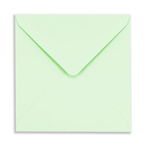 130mm Square Apple Mint Envelopes (100gsm) 15 155mm Square Apple Mint Envelopes