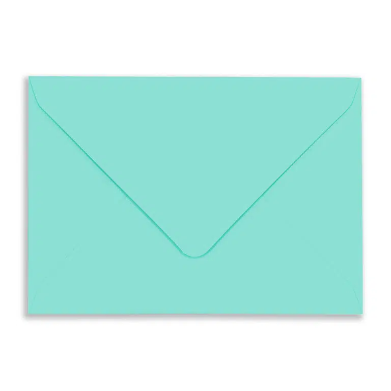133mm x 184mm Aqua Envelopes