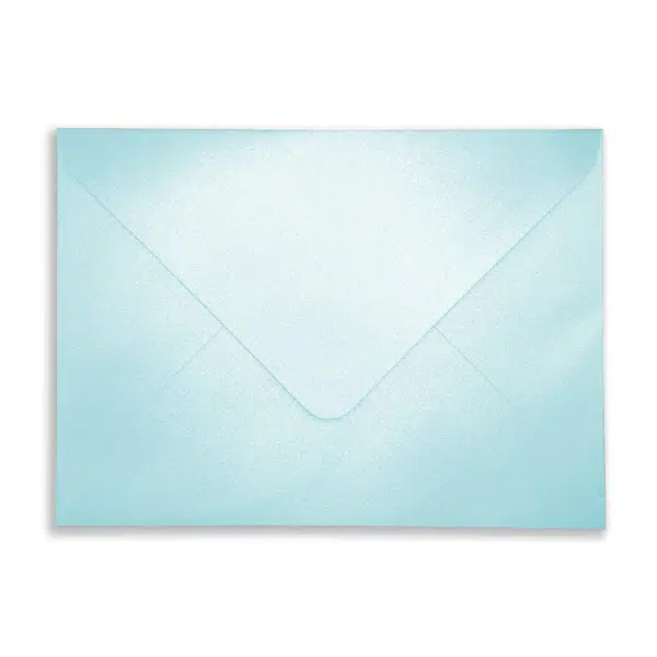 Baby_Blue_Rec_Envelope_Flap C6 Pearlescent Baby Blue Envelopes