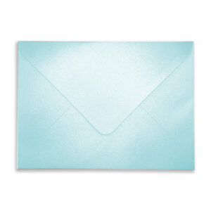 152mm x 216mm Pearlescent Baby Blue Envelopes