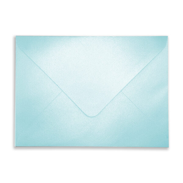 152mm x 216mm Pearlescent Baby Blue Envelopes