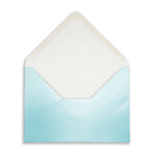 Baby Blue Rec Envelope Open Flap