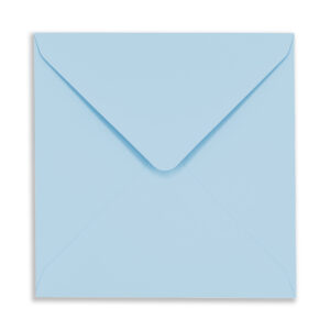 155mm Square Baby Blue Envelopes
