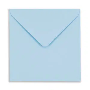 155mm Square Baby Blue Envelopes