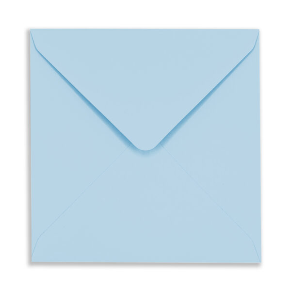 155mm Square Baby Blue Envelopes