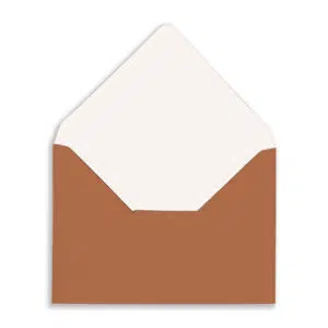 133mm x 184mm Burnt Orange Envelopes (100gsm) - View 2