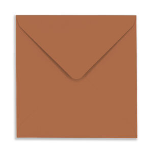 155mm Square Burnt Orange Envelopes