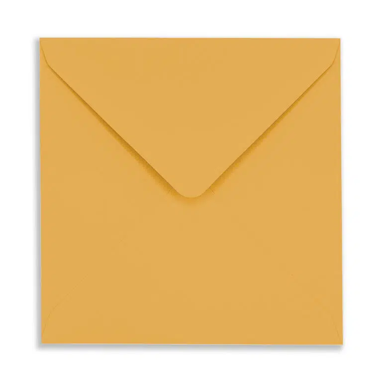 155mm Square Butterscotch Envelopes
