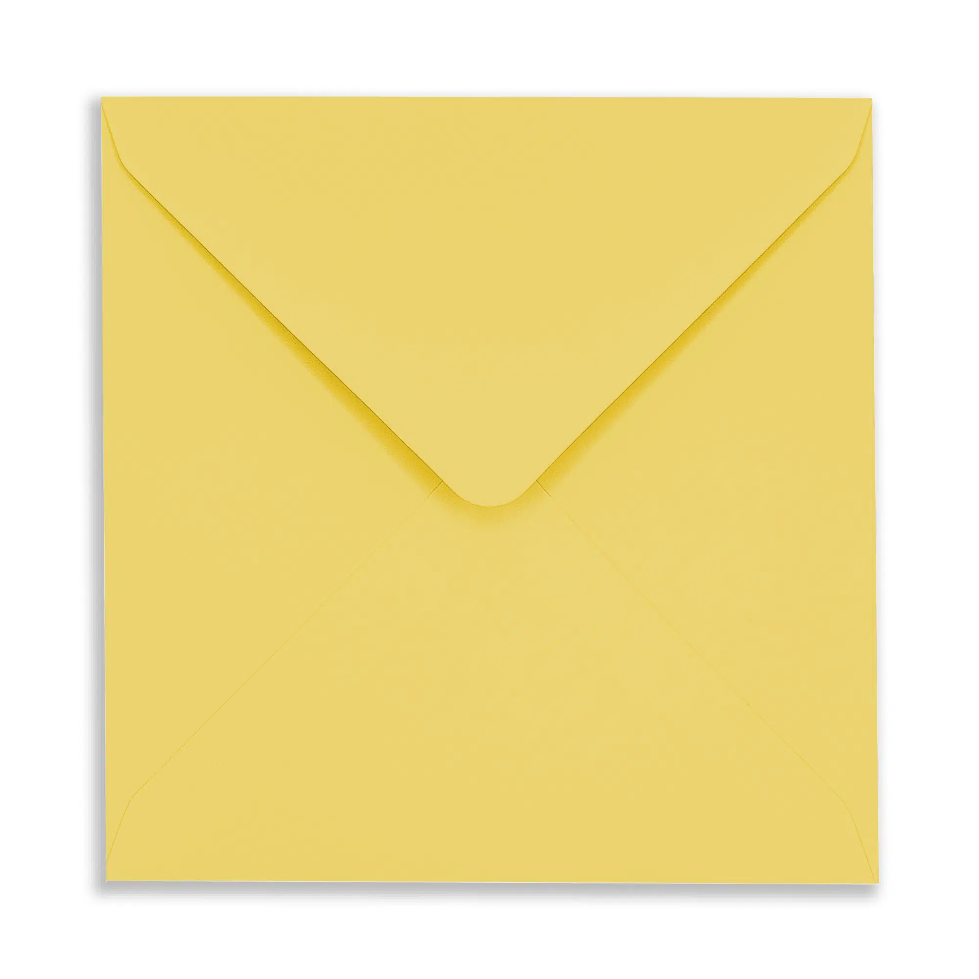130mm Square Canary Yellow Envelopes (100gsm) 1 Canary_Yellow_Square_Envelope_Front