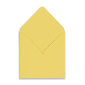 Canary Yellow Square Envelope OpenFront