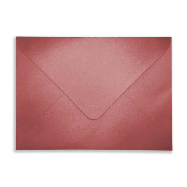 133mm x 184mm Pearlescent Cherry Red Envelopes