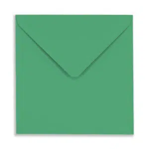 155mm Square Christmas Green Envelopes (100gsm) 3 155mm Square Christmas Green Envelopes