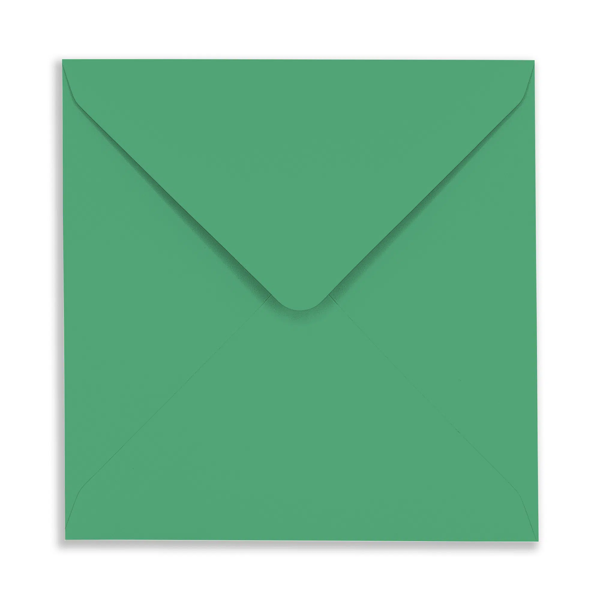 164mm Square Christmas Green Envelopes (100gsm) 1 Christmas_green_SQ_Envelope_Flap