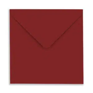 130mm Square Crimson Red Envelopes (100gsm) 2 155mm Square Crimson Red Envelopes