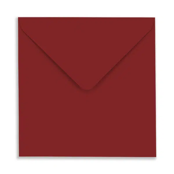 Crimson_SQ_Envelopes_Front 155mm Square Crimson Red Envelopes