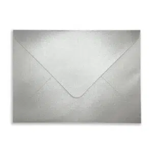 C7 Pearl Silver Envelopes (100gsm) 4 152mm x 216mm Pearlescent Galaxy Silver Envelopes