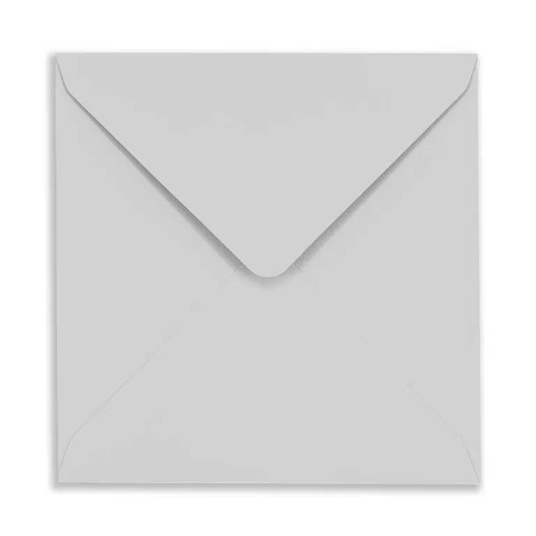 155mm Square Grey Envelopes