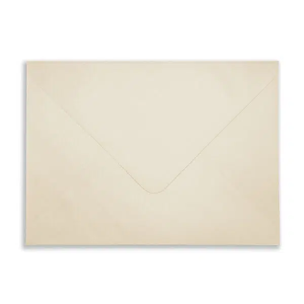 Ivory_Rec_Envelope_Flap 133mm x 184mm Pearlescent Ivory Envelopes