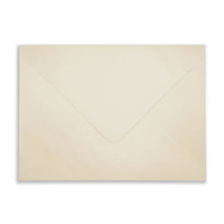 133mm x 184mm Pearlescent Ivory Envelopes