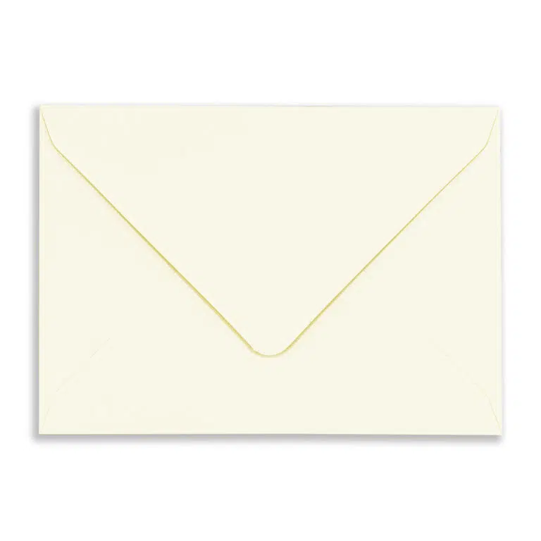 152mm x 216mm Ivory Envelopes (100gsm)