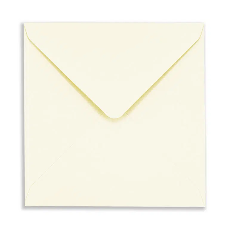 155mm Square Ivory Envelopes