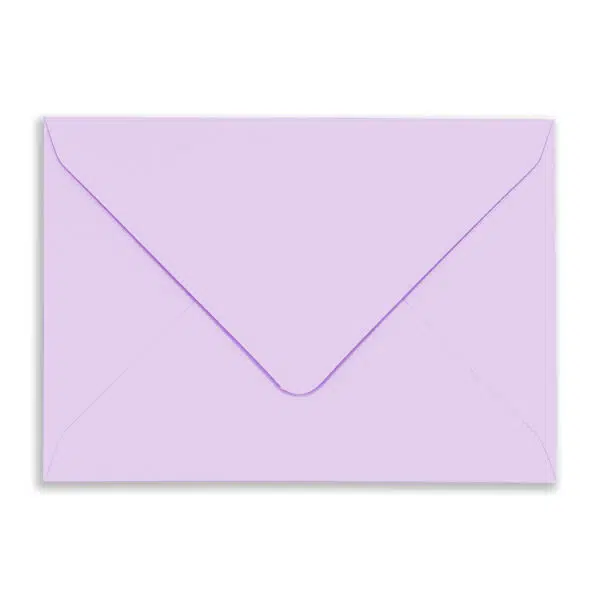 Lavender_rec_Envelope_Flap C6 Lavender Envelopes
