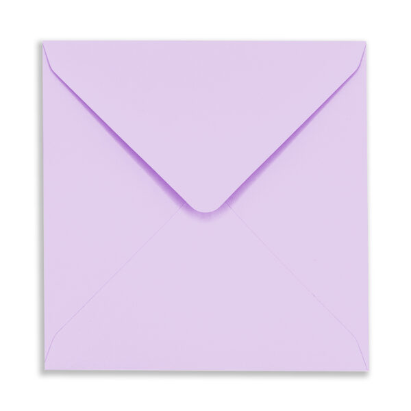 155mm Square Lavender Envelopes