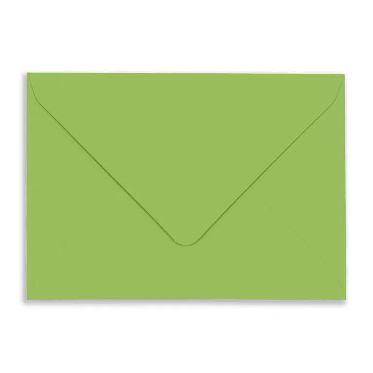C6 Lime Green Envelopes
