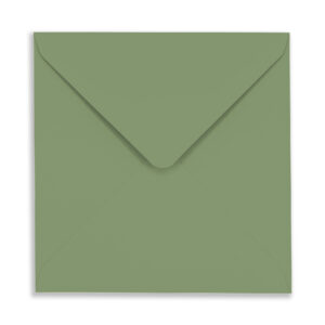 155mm Square Olive Envelopes