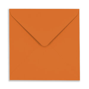 155mm Square Orange Envelopes