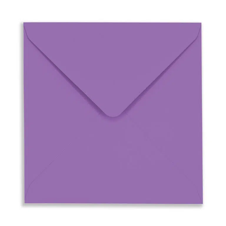 155mm Square Plum Envelopes